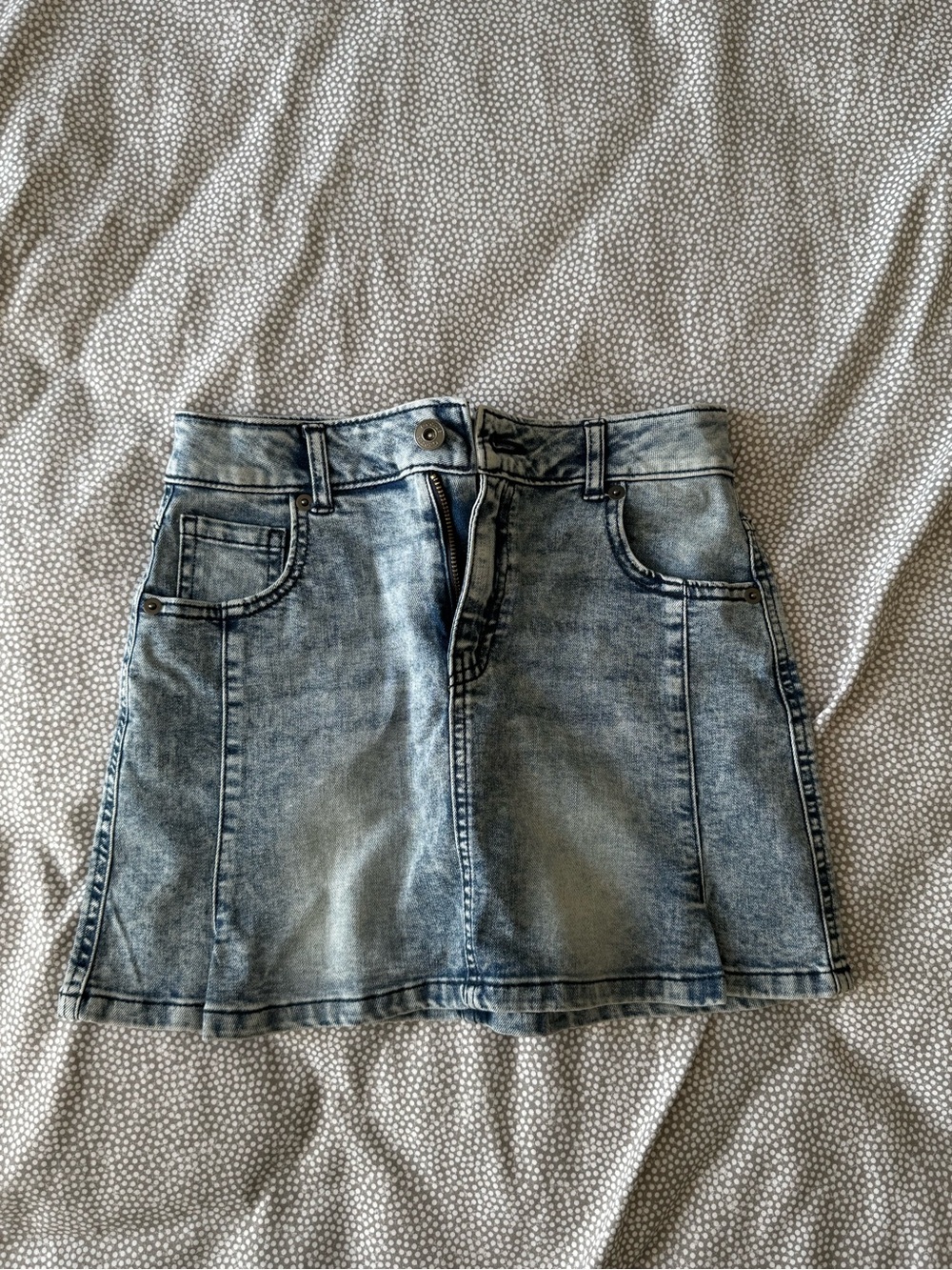 5/$10‼️ Light Wash Denim Mini Skirt - Women